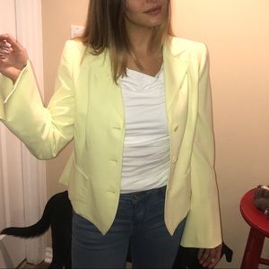 Armani collezioni yellow jacket.